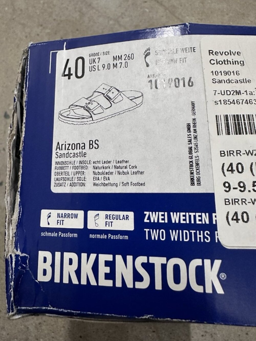 BIRKENSTOCK Arizona Soft Footbed Sandals Sandcastle - Picture 3 of 8